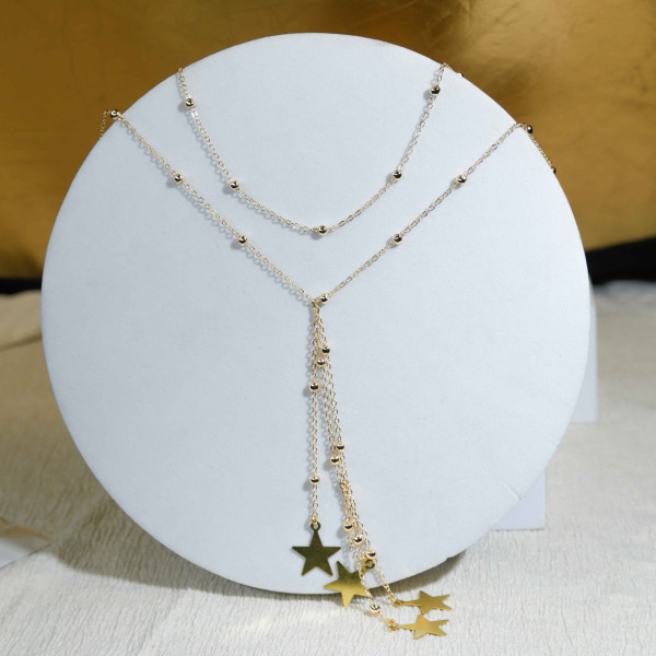 Stars Lariat Necklace